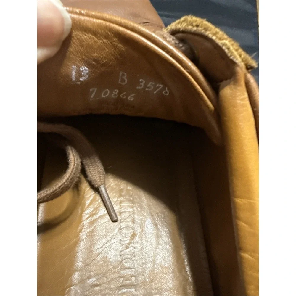 Allen Edmonds Porter City Derby Leather Sneaker 13B Walnut Brown Retails $249
